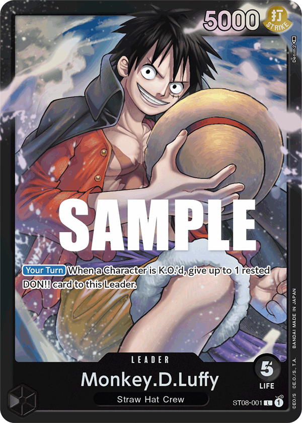 One-Piece-Sammelkarte